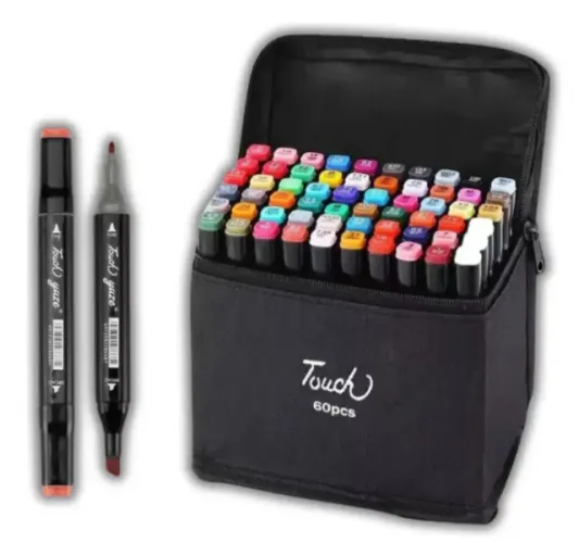 Conjunto De Canetas 60 Cores (Entrega)