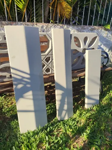 Pingadeiras de concreto Casinha e Reta - Capa de muro