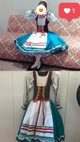 Fantasia A noviça rebelde, veste 8/9 anos.