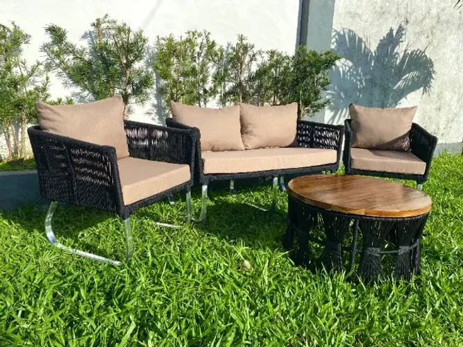 Conjunto de área de Lazer em cordão Náutico!!!