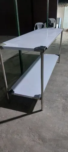 Mesa toda inox manipulação 190x60