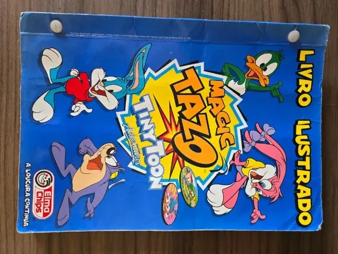Fichário Original Elma Chips Tiny Toon Incompleto