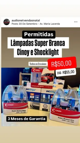 Par Lampada Super Branca Veicular Farol Carro Luz Milha Alto Baixo H1 H3 H4 H7 H11 Hb3 Hb4