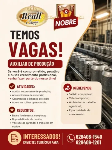 Auxiliar de produção 