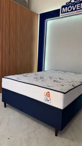 Cama molas ensacadas _ Brinde 2 travesseiros