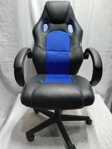 Cadeira Gamer em Couro PU Preta com Diversas Cores