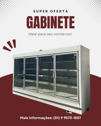 Dois Gabinetes de refrigeração