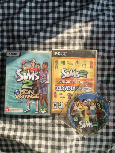 Kit The Sims 2 (The Sims 2 + Bon Voyage + Pacote de Objetos)