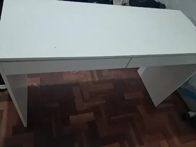 Mesa de Escritório Branca MDF