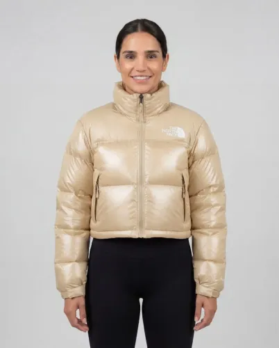 Jaqueta The North Face Nuptse Cropped Feminina Impermeável