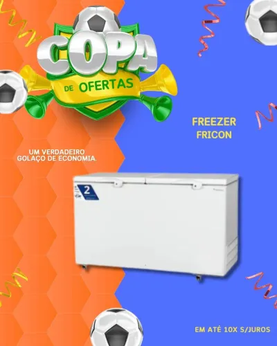 Freezer Fricon 503 litros porta dupla pronta entrega