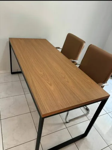 Mesa estilo industrial Escritório Home office sala gamer