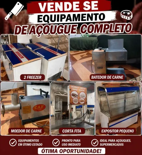 Kit máquina de açougue 
