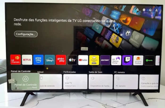 Smart TV 55" LG 4K UHD | ThinQ AI | WebOs 24 | Na caixa | ESTADO DE NOVA | TU801C0SA