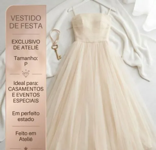 Vestido de Festa Elegante