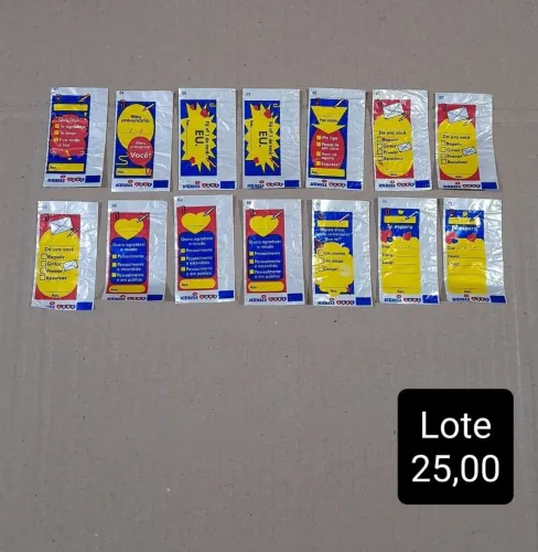 Lote figurinhas Icekiss dos anos 90