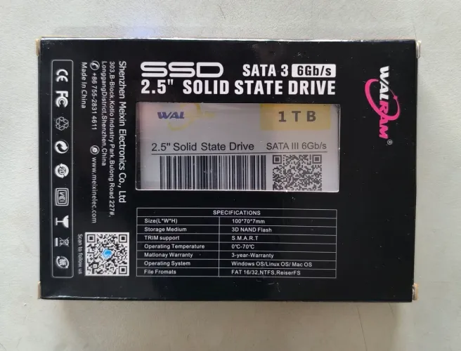 NÃO dá desconto/Walram SSD 1TB novo sem uso à pronta entrega na TILTY'S GAMES, VENDA