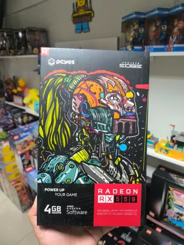 Placa de vídeo AMD RX 550 4gb PCYes