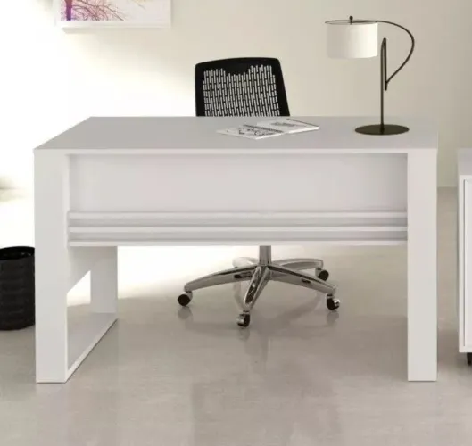 Mesa para Escritório/Home Office Branca 1,27 m Excelente Estado