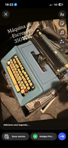 Máquina de escrever. Relíquia
