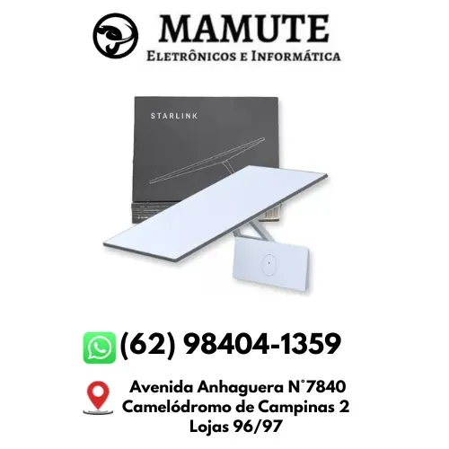 Antena Starlink Internet via Satélite Standard Kit V4 Residencial Fixa