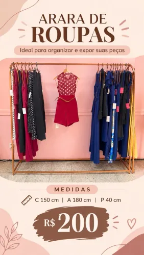 ARARA DE ROUPAS