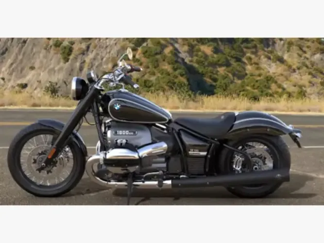 BMW Silencer Vance & Hines Round Black - R18