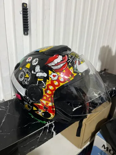 Capacete aberto barato