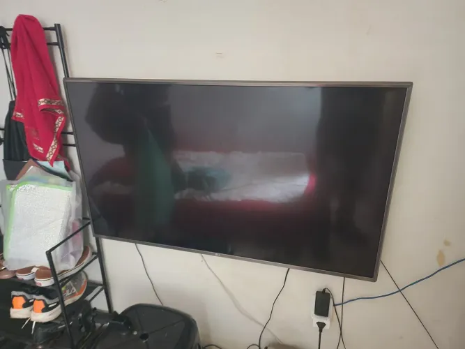 Tv 4k LG 49 pol + Tv box xiomi sistema Google sempre atualizado