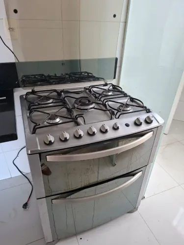 Fogão Electrolux 5 Bocas,Inox, dois fornos! OPORTUNIDADE!!!
