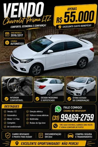 Chevrolet Prisma Sed. LTZ 1.4 8V Flexpower 4P Aut. 2017