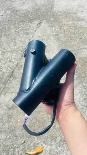 Difusor de escape com botao