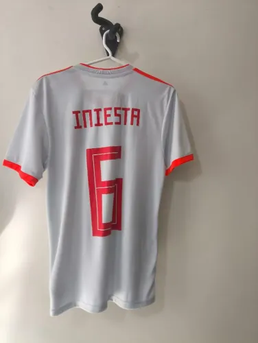 Camisa Espanha 2018 Uniforme 2 Iniesta
