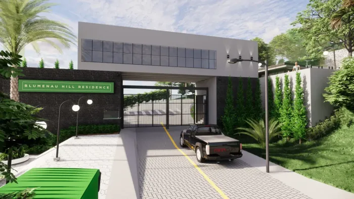 Terreno em condomínio fechado, parcelamento direto, Blumenau