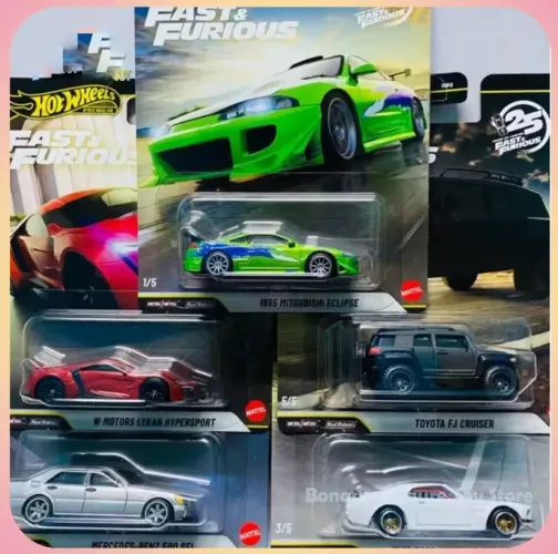 Hot Wheels Fast and Furious Completo 