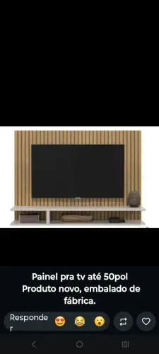 Painel para tv até 50pl novo na caixa