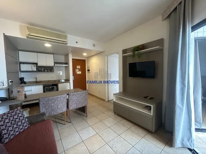 Flat para alugar 1 quarto mobiliado Boqueirão Santos SP