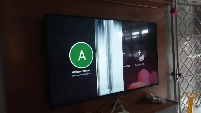 TV SAMSUNG 55 POLEGADAS COM TELA DANIFICADA