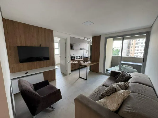 Apartamento 1 quarto mobiliado com vaga no Barro Preto em BH