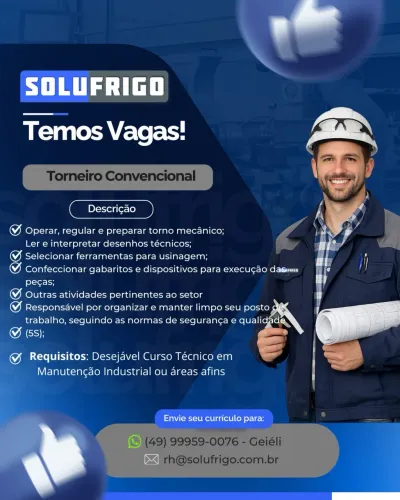Algumas vagas em aberto
