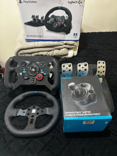 VOLANTE G29 LOGITECH + ADDON F1 + CÂMBIO