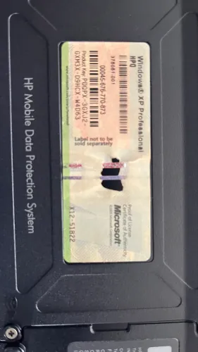 Notebook para retirar peças e repara 