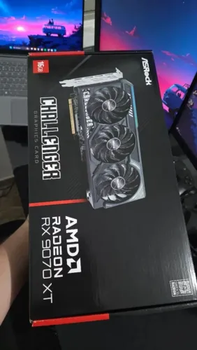 RX 9070 XT Asrock Challenger 16GB Radeon - Placa de Vídeo