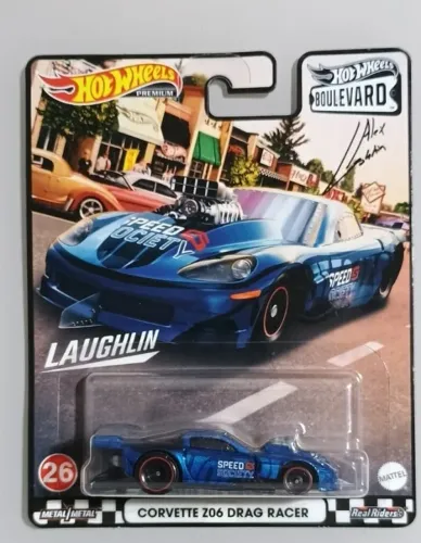 Hot Wheels Corvette Z06 Drag Racer Boulevard Premium 1/64