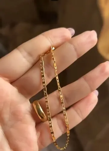Pulseira ouro 18k, usada mas estado de nova, 2.8 gramas, modelo piastrini