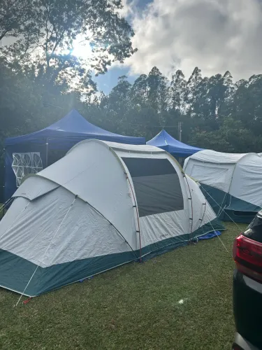 Barraca de Camping Quechua 4.2 Fresh e black