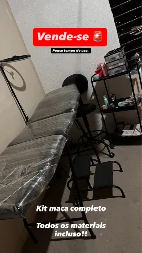 Vende-se kit maca completo com materiais