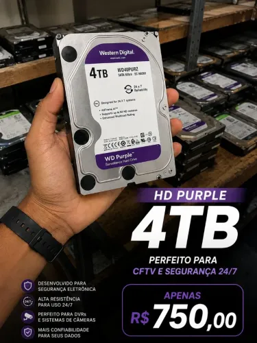 HD 4TB PURPLE PARA CFTV