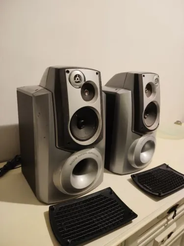 Caixas de som AIWA, POTENCIA e QUALIDADE