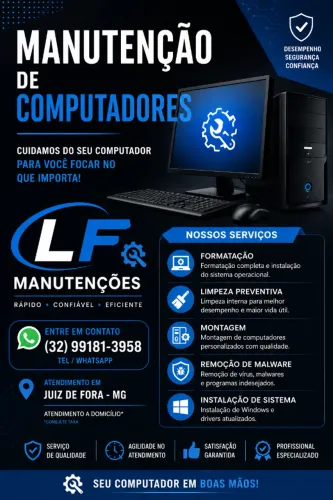 Manutenção de Computadores - Residencial / Empresarial 